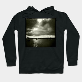 Burnham Overy Staithe  at high tide, Norfolk, UK Hoodie